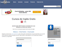 Tablet Screenshot of inglesmundial.com